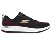 GO RUN PULSE - STRADA, BLACK/RED Footwear Lateral View