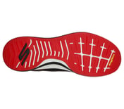 GO RUN PULSE - STRADA, BLACK/RED Footwear Bottom View