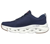 GO RUN SWIRL TECH, NAVY/RED Footwear Left View