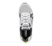 GO RUN ELEVATE, GRAY/LIME Footwear Top View