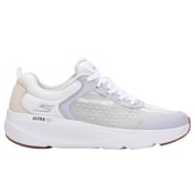 GO RUN ELEVATE, WHITE/GREY Footwear Lateral View