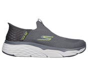 SKECHERS SLIP-INS: MAX CUSHIONING - ADVANTAGEOUS, GREY Footwear Lateral View