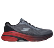 MAX CUSHIONING ARCH FIT 2, CHARCOAL/RED Footwear Lateral View
