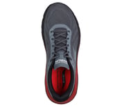 MAX CUSHIONING ARCH FIT 2, CHARCOAL/RED Footwear Top View