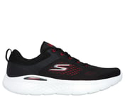 GO RUN LITE, BLACK/WHITE/RED Footwear Lateral View