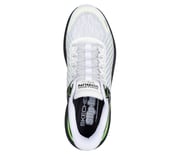 SKECHERS SLIP-INS: MAX CUSHIONING SUSPENSION, WHITE BLACK Footwear Top View