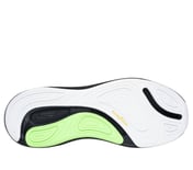 SKECHERS SLIP-INS: MAX CUSHIONING SUSPENSION, WHITE BLACK Footwear Bottom View