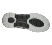 GO WALK ARCH FIT SANDAL, BLACK/GRAY Footwear Bottom View