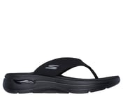 GO WALK ARCH FIT SANDAL - SURFA, BLACK
