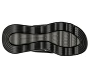 GO WALK MASSAGE FIT SANDAL, BLACK Footwear Bottom View