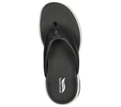 MAX CUSHIONING ARCH FIT PRIME, BLACK/WHITE Footwear Top View