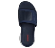 GO WALK FLEX SANDAL, NAVY/RED Footwear Top View