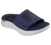 GO WALK FLEX SANDAL, NAVY/RED Footwear Right View