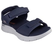 GO WALK FLEX SANDAL, NAVY/ORANGE Footwear Right View