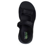 GO WALK FLEX SANDAL-EASY ENTR, BLACK/LIME