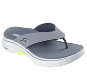 GO WALK 7 SANDAL - GIBS, GRAY/LIME