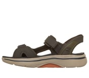 GO WALK ARCH FIT 2.0 SANDAL, OLIVE Footwear Left View