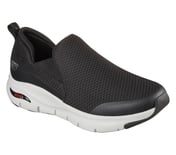 ARCH FIT-BANLIN, BLACK/WHITE Footwear Right View