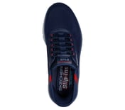 SKECHERS SLIP-INS RF: D'LUX WALKER 2.0 - REZINATE, NAVY BLUE Footwear Top View