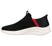 Skechers Slip-ins: Ultra Flex 3.0 - Viewpoint, BLACK/RED Footwear Left View