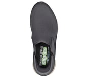 SKECHERS SLIP-INS RF: D'LUX WALKER - ORFORD, CCHARCOAL Footwear Top View