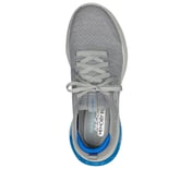 AIR CUSHIONING, GREY/BLUE Footwear Top View