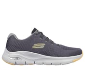 ARCH FIT, CHARCOAL/YELLOW Footwear Lateral View