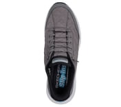 CONTOUR FOAM - COZY FIT, CHARCOAL/BLACK Footwear Top View