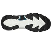 SKECH-AIR VENTURA, WHITE BLACK Footwear Bottom View