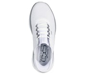 D'LUX VAPOR, WHITE/GRAY Footwear Top View