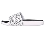 GAMBIX 2.0 - SKECH-X, WHITE BLACK Footwear Left View