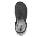 GO WALK 5-ASTONISHED, BLACK/GREY Footwear Top View