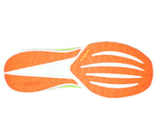 GO RUN SPEED BEAST, GREEN/ORANGE Footwear Bottom View
