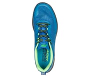 GO RUN RAZOR TRL - 2, BLUE/GREEN Footwear Top View