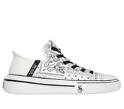 SNOOP ONE-DOUBLE G, WHITE BLACK Footwear Lateral View