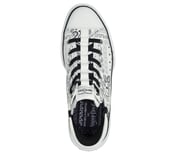 SNOOP ONE-DOUBLE G, WHITE BLACK Footwear Top View
