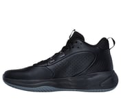 PURE KLUTCH BASKETBALL SNEAKERS, BLACK Footwear Left View