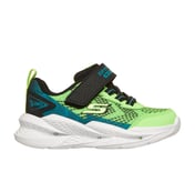 SKECHERS METEOR-LIGHTS 2.0, LIME/BLACK Footwear Lateral View