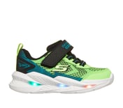 SKECHERS METEOR-LIGHTS 2.0, LIME/BLACK Footwear Right View