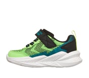 SKECHERS METEOR-LIGHTS 2.0, LIME/BLACK Footwear Left View