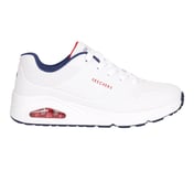 UNO - STAND ON AIR, WHITE/NAVY/RED Footwear Lateral View