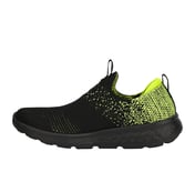GO RUN 400, BLACK/LIME Footwear Left View