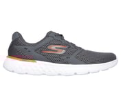 GO RUN 400, CHARCOAL/ORANGE Footwear Lateral View