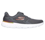 GO RUN 400, CHARCOAL/ORANGE Footwear Right View