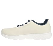 GO RUN 400, WHITE/NAVY Footwear Left View