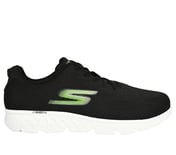 GO RUN 400, BLACK/LIME Footwear Lateral View