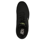 GO RUN 400, BLACK/LIME Footwear Top View