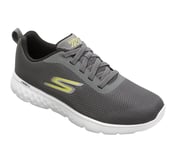 GO RUN 400, CHARCOAL/BLACK Footwear Left View