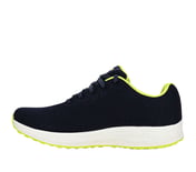 GO RUN CONSISTENT, NAVY/LIME Footwear Left View
