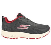 GO RUN CONSISTENT, CHARCOAL/RED Footwear Lateral View
